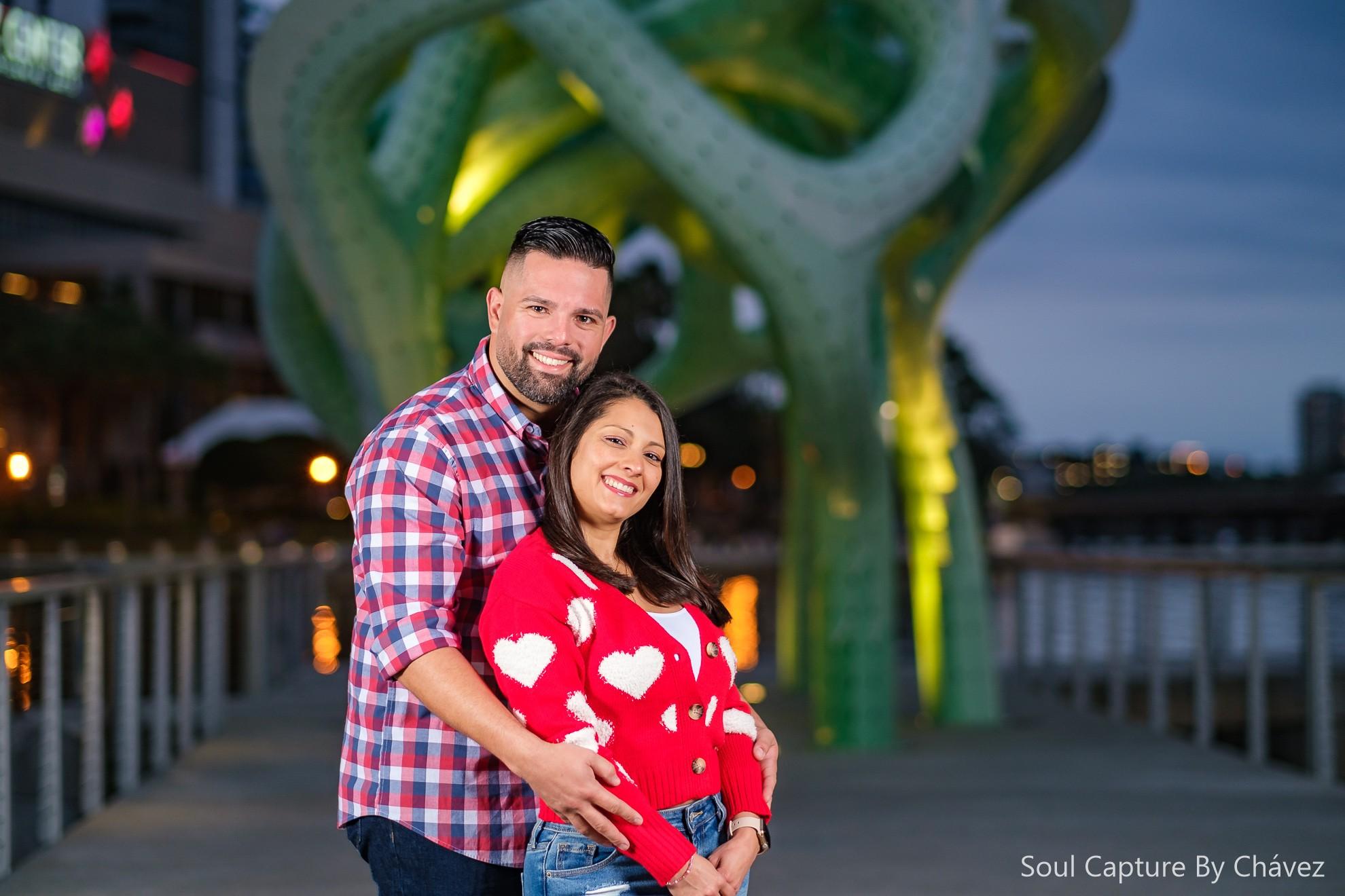 Valentine Portrait Session with Angela & Rolando