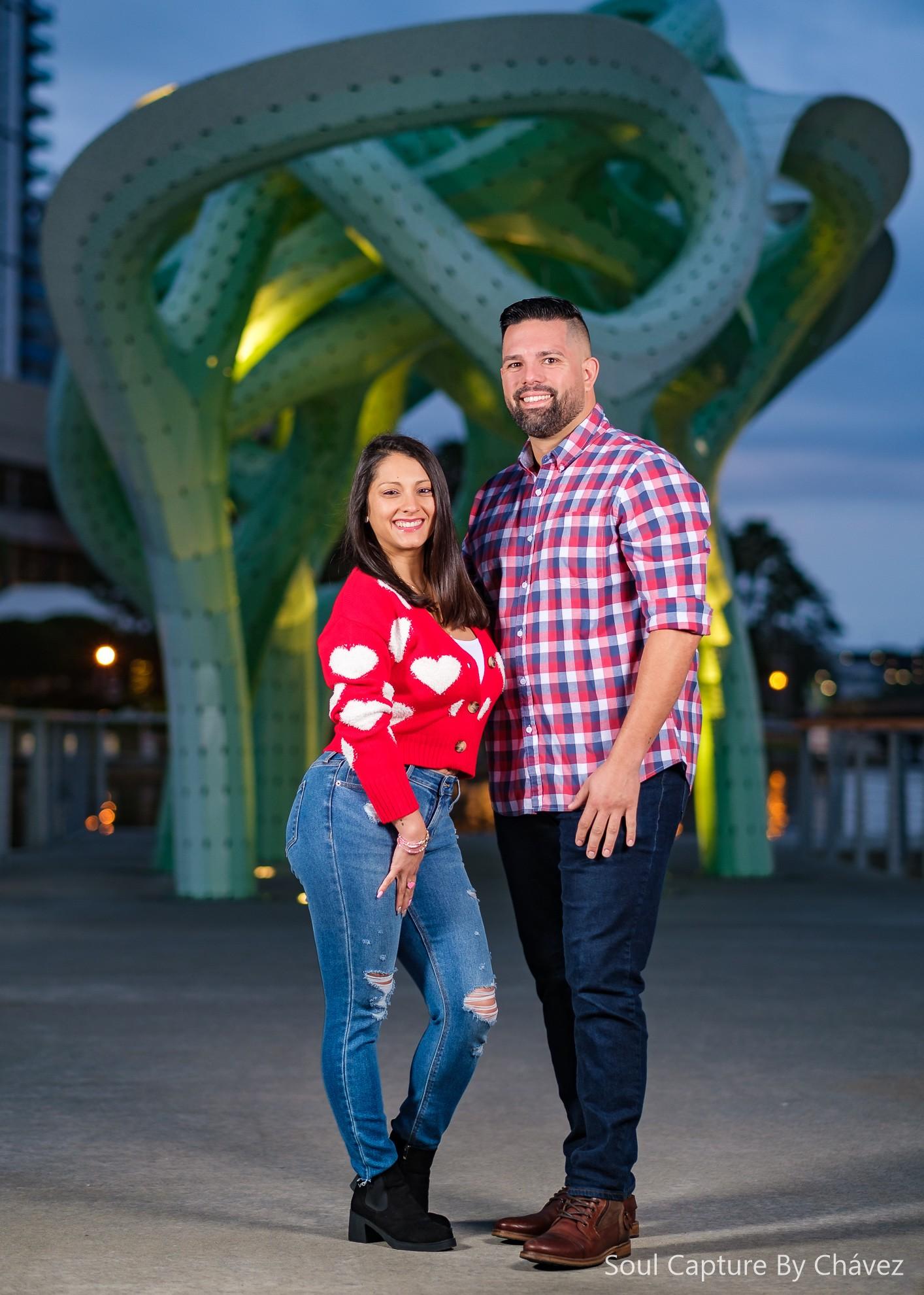 Valentine Portrait Session with Angela & Rolando